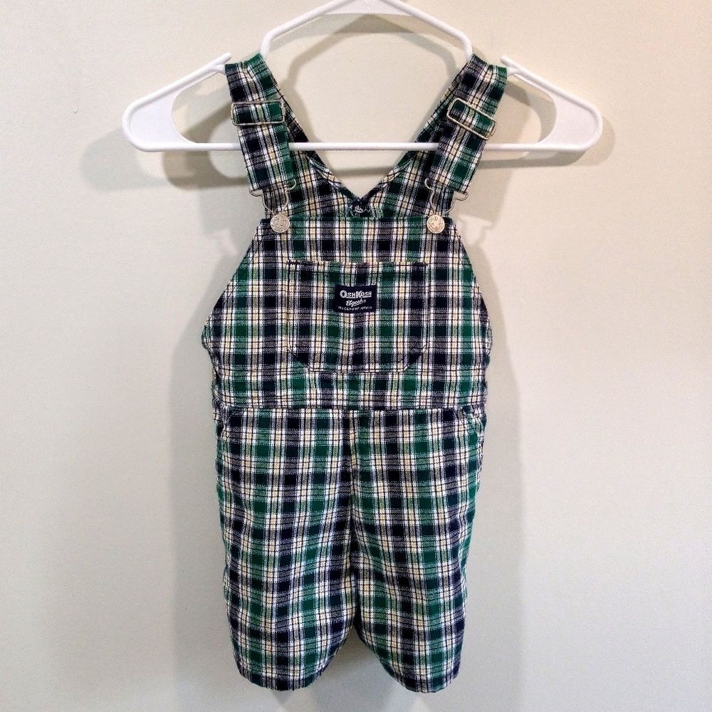 OshKosh B'gosh Green & Blue Overalls